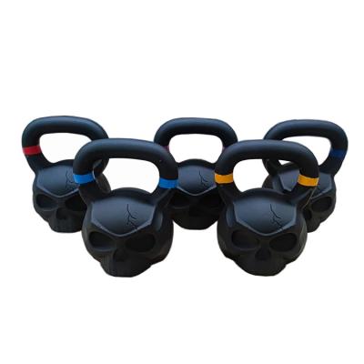 China Home Use Home Gym Use Fitness Equipment Custom Shape Dumbbell Powder Competition 20kg Coated Cast Iron Kettlebell for sale