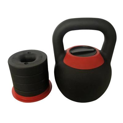 China Wholesale Home Use Fitness Strength Training 40lb Free Weights Kettlebells Adjustable With Handle for sale