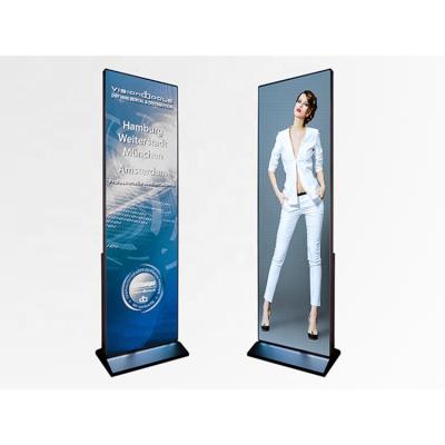 Cina P2.5 Digital Full Color Portable Digital Poster Led Display Led Poster Frame/Advertising Screen in vendita