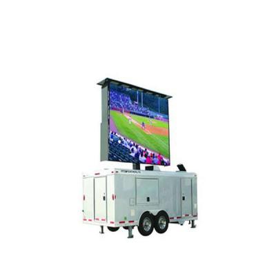 China Best selling advertising mobile truck TV full color screen P6 outdoor LED display en venta