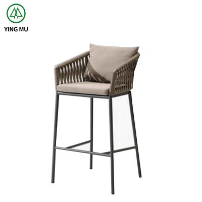 China Easy Carry\Outdoor Garden Furniture Chair Metal Aluminum Rope Lightweight Outdoor Rattan\UV-Resistant\Waterproof\Eco-friendly Woven Chair Dining Garden Sofa Set for sale