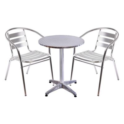 China Modern Multifunctional Metal Furniture Camping Table and Aluminum Chairs of Chrom Folding Table Outdoor Modern Metal Furniture for sale