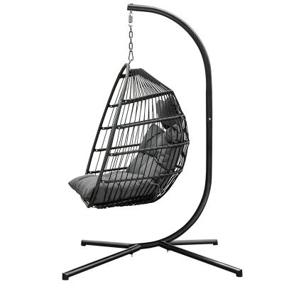 China Super Comfortable/Stronge Swing Seat Promptly Delivery Rattan Swing Chair Pod Chair Indoor Indoor Outdoor Swing Chair for sale