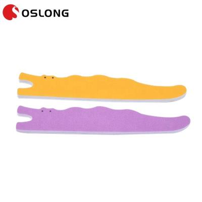 China Cute colorful hot sale nail menhaden washable/mini portable emery nail file for boy&girls for sale