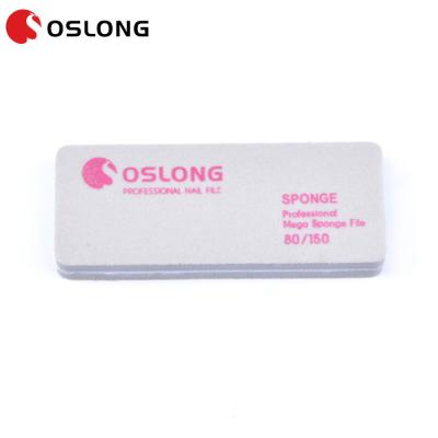 China Fashion New Arrival Private Label Nail File Square Buffer 100 120 180 220 Grit Nail Files For Finger Polish for sale