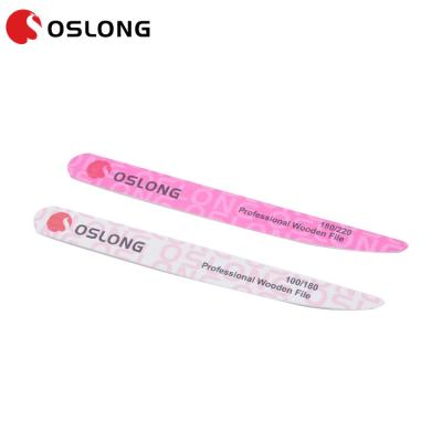 China OSLONG Washable Best Selling Washable Wood Nail File, Custom Emery Board for sale