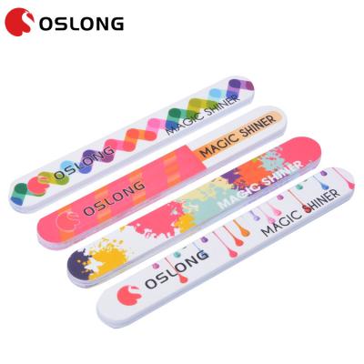 China OSLONG High Quality Eco-friendly Customized Printed Nail Menhaden/Wholesale Professional Nail Polishing Filer for sale