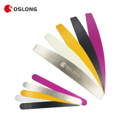 China Durable OEM Logo Plastic Core With Disposable Nail Folder Callus Remover Manicure Nail Art for sale