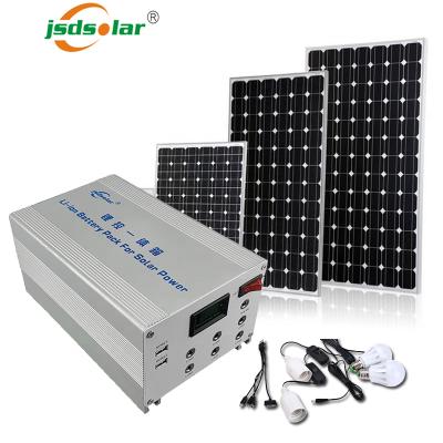 China Manufacture 20Ah 30Ah 40Ah 50Ah 60Ah Solar System Home Use Solar System Hybrid Off Grid Portable Power Solar System for sale