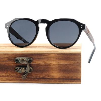 China 2019 New Products Fashion Sun Glasses LS6002-C1 Sunglasses Acetate Wooden Sunglasses Designer CE Italy Design Polarized Sunglasses for sale