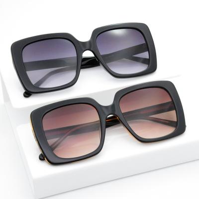 China Fashion Sunglasses Fit Big Frame Luxury Oversized Acetate Polarized Women Sunglasses With Progressive Lenses for sale