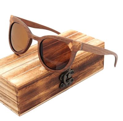 China Handmade Veneer Wood Frames Sun Glasses Summer Sun Glasses With Veneer Ocean Beech Wood Material Polarized Sun Lenses for sale