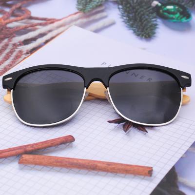 China Wholesale Fashion Sun Glasses Design Classic Stock Bamboo Polarized Sunglasses for sale