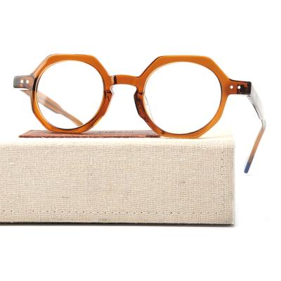 China Cheap Wholesale Unique Acetate Handmade Frames Cellulose Glasses Frames 2022 New for sale