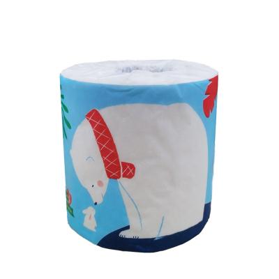 China Good Quality Soft Comfortable Toilet Paper Ultra Soft Stitch Embossed Bathroom Tissue Made In China for sale