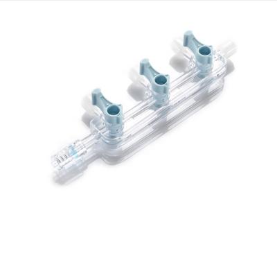 China Reduce Disposable Medical Blood Tunnel Tubings Three Two / Three Ports for sale