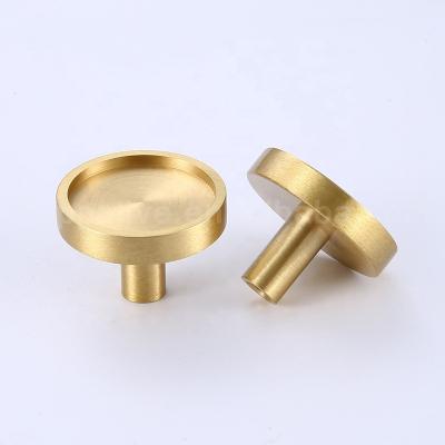 China Factory direct sale KOPPALIVE European brass cabinet drawer knob hole cupboard modern solid simple furniture hardware for sale