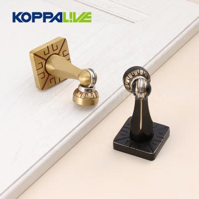 China Koppalive Modern European Style Interior Kitchen Door Classic Cut Brass Magnetic Stopper for sale