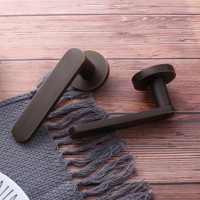 China Modern Antique Solid Brass Hotel Hardware Furniture Accessories Interior Push Pull Door Pull for sale