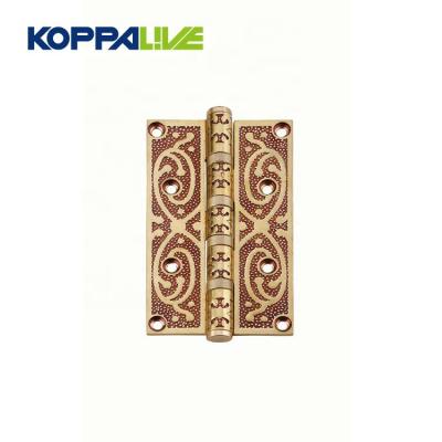 China Modern Commercial Adjustable Antique Brushed Ball Bearing Door Brass Wood Cabinet Hinges for sale