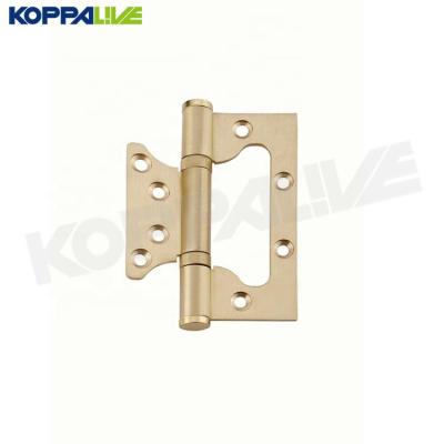 China Modern Furniture Hardware Brass Concealed Butterfly Hinges Shower Pivot Door Hinge For Wooden Door for sale