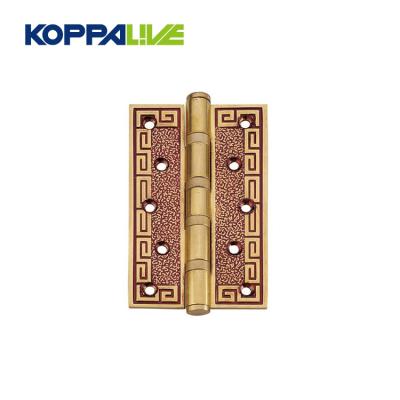 China Low Price Modern Custom Furniture Hardware Antique Solid Brass Backing Flush Screw Door Hinges for sale