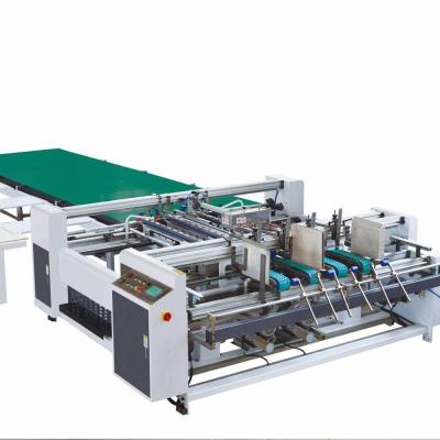 China Corrugeted Two Piece Joint Folding And Gluing Machine Corrugated Box Gluing Machine for sale