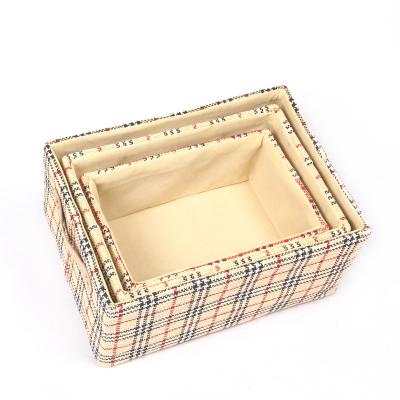 China Hot sale stocked storage box for toy China factory high quality durable polyester jute woven storagebasket for sale