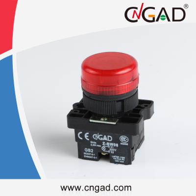 China XB2-EV64 CNGAD Neon Lamp 6.3V-220V Driver Light Momentary Push Button Switch for sale