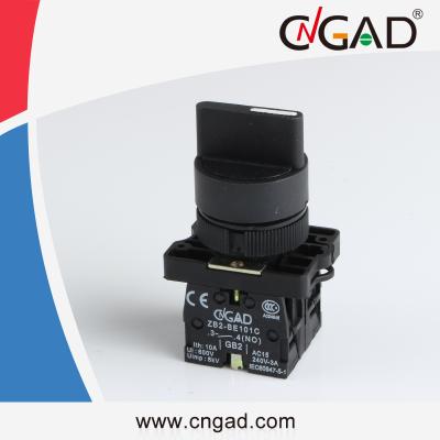 China CNGAD momentary XB2-ED33 3 - position lever latched standard push button switch for sale