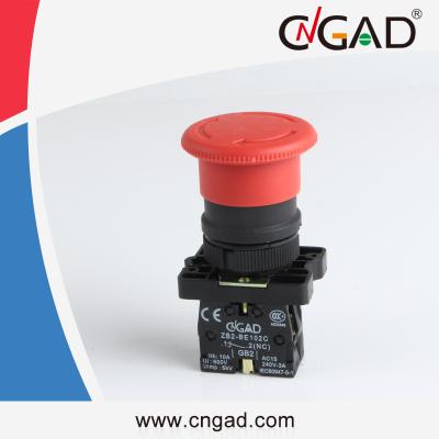 China XB2-ES542 CNGAD Momentary Push Lock Turn Reset Emergency Push Button Switch for sale