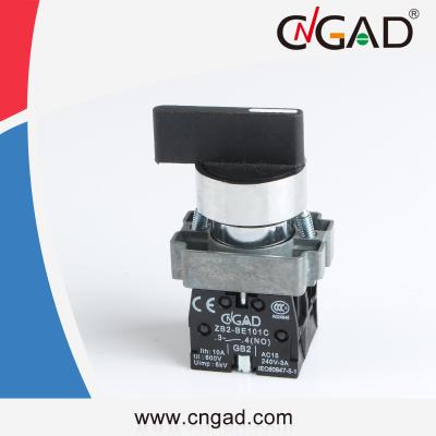 China XB2-BJ33 CNGAD 22mm Long Momentary Lever 3 - Latched Position Push Button Switch for sale