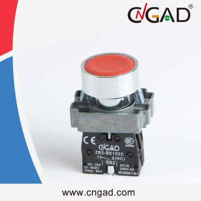 China XB2-BA42 CNGAD 22mm Red Momentary Momentary Flush Push Button Switch for sale