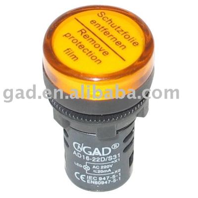 China CNGAD GD16 Series 220V LED Plastic Light (Signal Lamp, Pilot Lamp) (GD16-22DS) for sale