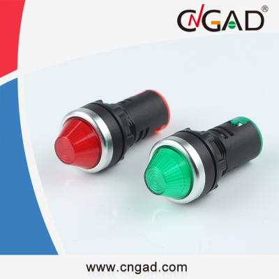 China CNGAD GD16-22HS 22mm Short 220V Plastic Panel Led Indicator Light for sale