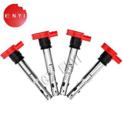 Chine Ignition Coil Pack Set of 4 for Audi A4 A6 Q7 R8 S4 S5 TT Volkswagen Passat Golf GTI 06E905115A 06E905115C 06E905115E à vendre