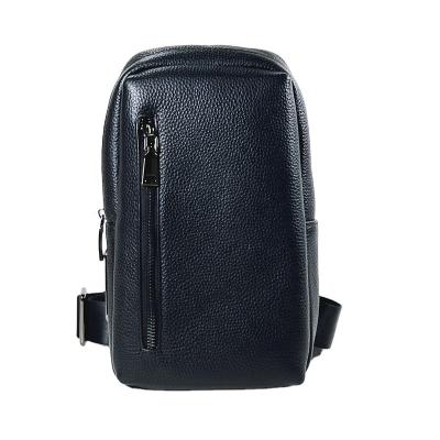 China Hole For Earphone Cable To Go Through Luxury Customized Current Fashion Men'S Business Casual Chest Pack Shoulder Bag Cross - Body Bag for sale