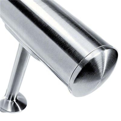 China Contemporary Stainless Steel Railing Balustrade Tube End Cap Round Cap Tube Fittings for sale