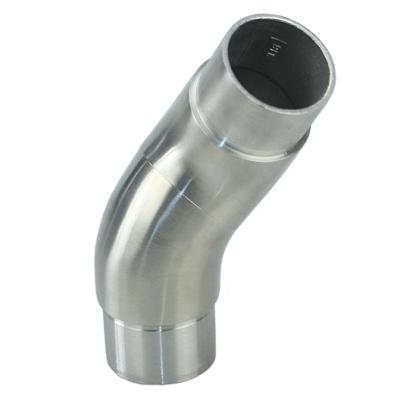 China Modern Railing Tube Connector S Shape Modern Stainless Steel Corner Connector for sale