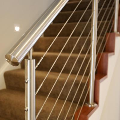 China Interior Exterior Stair/Floor/In Door/Stainless Steel Gate Post Hardware Cable Railing Systems for sale