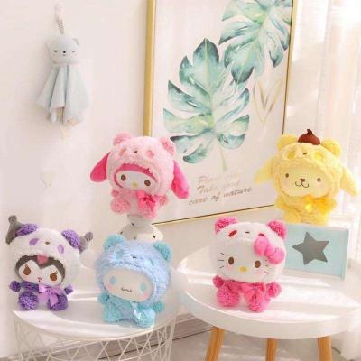 China Kids Toy Gift Stuffed Doll Kawaii Sanrioed Cat Anime Series Cinnamoroll Mymelody Cosplay Tiger Plush Toys Room Decor for sale