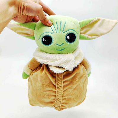 China Kids Toy Gift (hot Selling) Anime Cute Kids Toddler Plush Backpack For Kids Gift Stuffed Baby Yoda Toy Plush Doll for sale