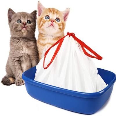 China Durable Biodegradable Sustainable Duty Cat Litter Box Liners Jumbo Cat Litter Liner Extra Heavy for sale