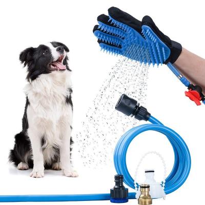 China Viable Multifunctional Product Pet Bathing Massage Shower Spray Tool Dog Shower Brush Pet Grooming Pet Bathing Brush for sale