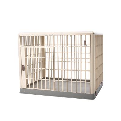 China Breathable Custom Plastic Kennel Pet Cage Large Size Dog Crate for sale