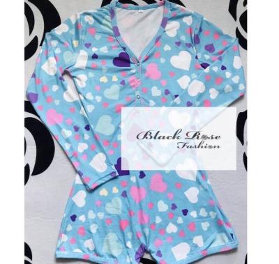 China QUICK DRY Black Adult Pajamas Rose Fashion Ladies Onesie Custom Made Onesie for sale