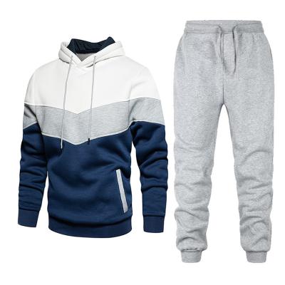 China CAUSAL Autumn New Men&'s Jogger Sweater Hooded Sports 2 Piece Loose Long Sleeve Casual Tracksuit Pants Two Piece Set for sale