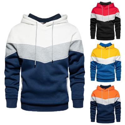 China CAUSAL Latest Contrast Color Plus Size Hoodies For Mens Casual Sweater Sports Mens Hoodies for sale