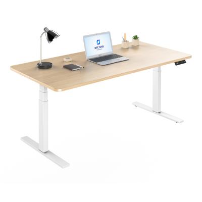 China (Size)JIECANG Motor Adjustable Single Home Office Writing Computer Workstation Stand Table Rising Base Sit Stand Desk for sale