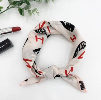 China Wear Fashion Korean Style 50x50cm Small Square Scarf Women Fashion Infinity Scarf Small Personalized Print for sale